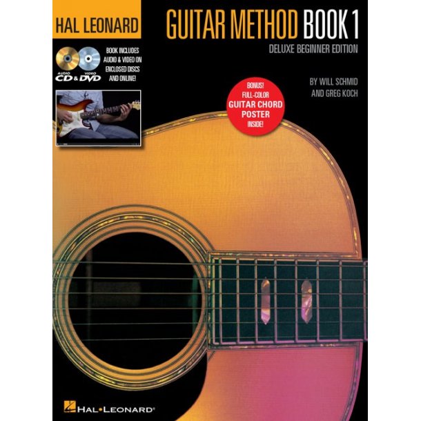 Hal Leonard Guitar Method: Book 1 - Deluxe Beginner Edition (Book/Online Media)