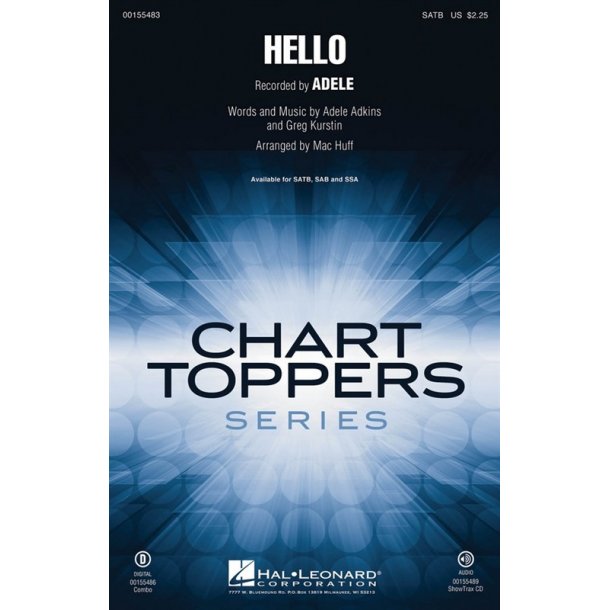 Adele: Hello (SATB)