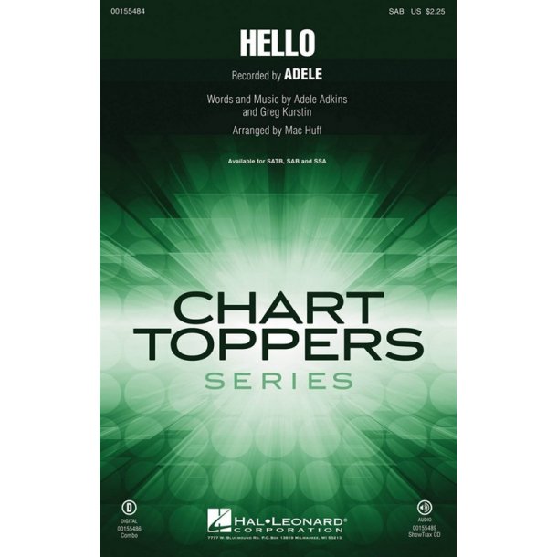 Adele: Hello (SAB)