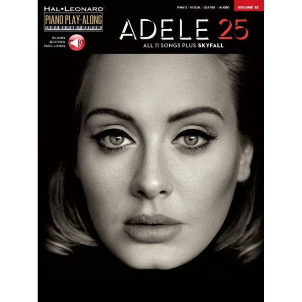 Piano Play-Along Volume 32: Adele (Book/Online Audio)