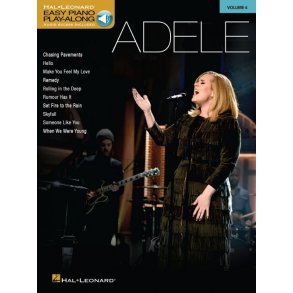 Easy Piano Play-Along Volume 4: Adele (Book/Online Audio)