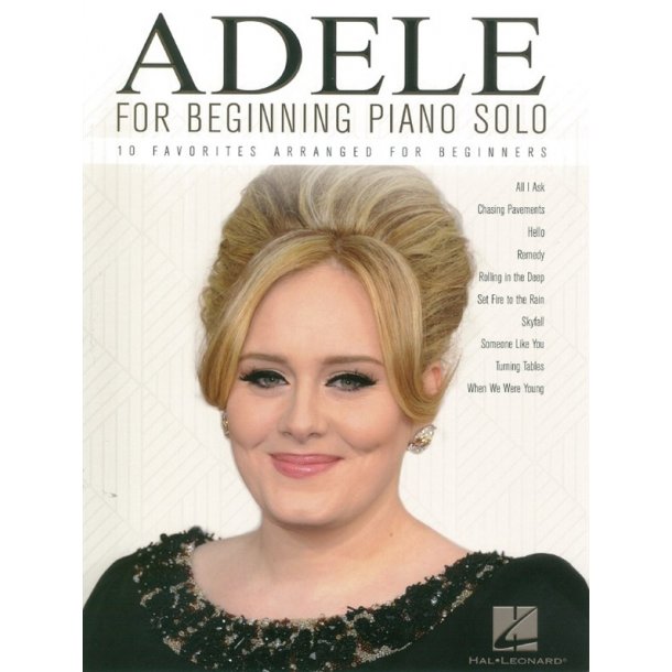 Adele For Beginning Piano Solo