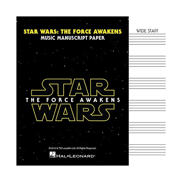 Star Wars: The Force Awakens &ndash; Manuscript Paper
