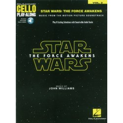 Hal Leonard Cello Play-Along: Star Wars - The Force Awakens (Book/Online Audio)