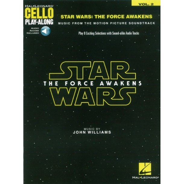 Hal Leonard Cello Play-Along: Star Wars - The Force Awakens (Book/Online Audio)