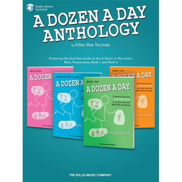 Edna Mae Burnam: A Dozen A Day Anthology (Book/Online Audio)