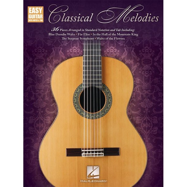 Classical Melodies: Easy Guitar With Notes & Tab