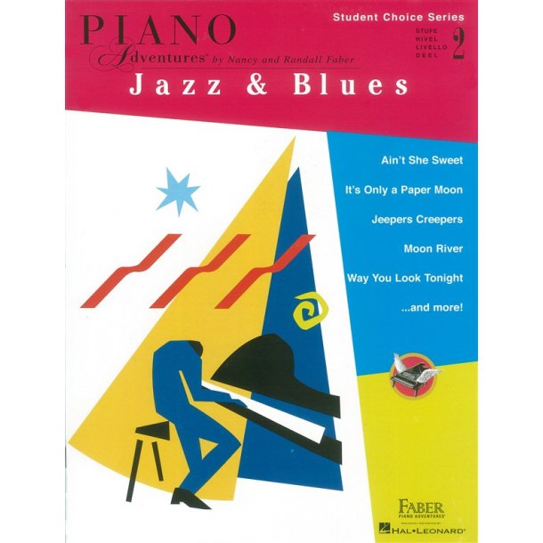 Faber Piano Adventures - Student Choice Series: Jazz & Blues Level 2