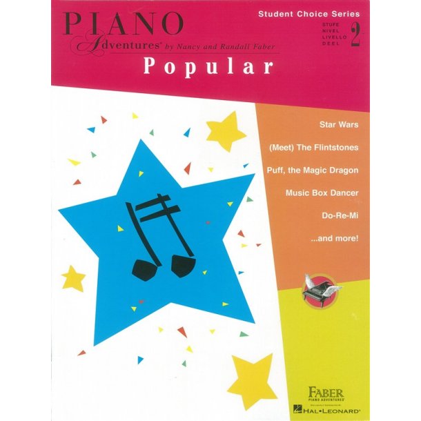 Faber Piano Adventures - Student Choice Series: Popular Level 2