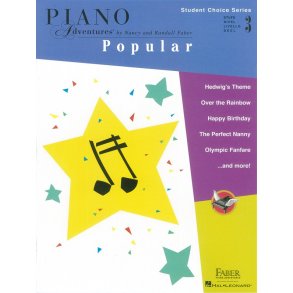 Faber Piano Adventures - Student Choice Series: Popular Level 3