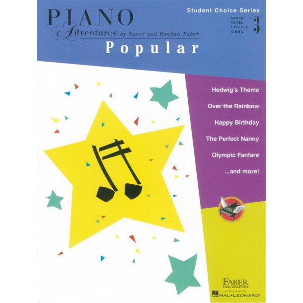 Faber Piano Adventures - Student Choice Series: Popular Level 3