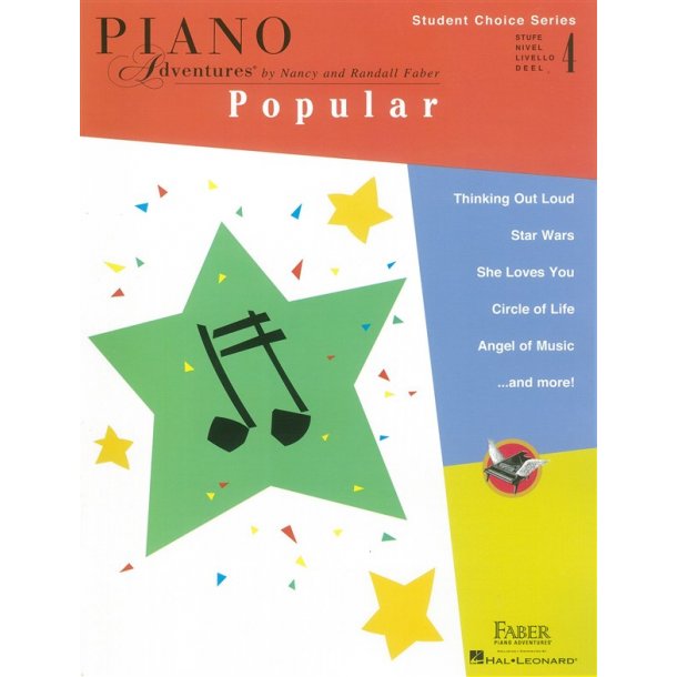 Faber Piano Adventures - Student Choice Series: Popular Level 4