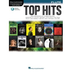 Hal Leonard Instrumental Play-Along: Top Hits - Flute (Book/Online Audio)