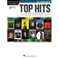 Hal Leonard Instrumental Play-Along: Top Hits - Clarinet (Book/Online Audio)