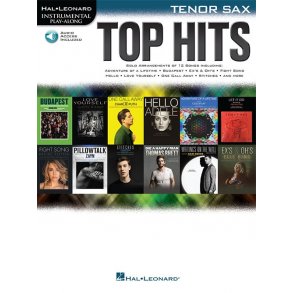 Hal Leonard Instrumental Play-Along: Top Hits - Tenor Saxophone (Book/Online Audio)