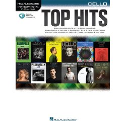 Hal Leonard Instrumental Play-Along: Top Hits - Cello (Book/Online Audio)
