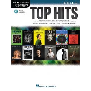 Hal Leonard Instrumental Play-Along: Top Hits - Cello (Book/Online Audio)