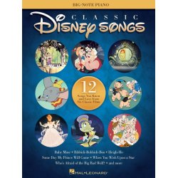 Classic Disney Songs - Big Note Piano Songbook