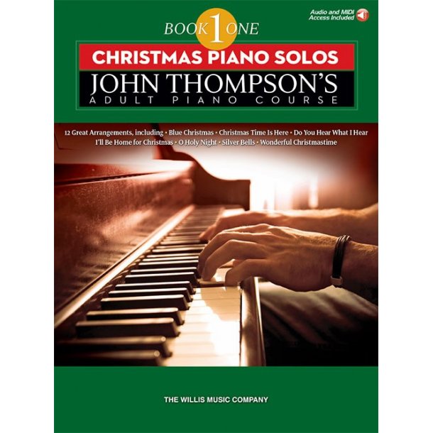 John Thompson's Adult Piano Course: Book 1 - Christmas Piano Solos