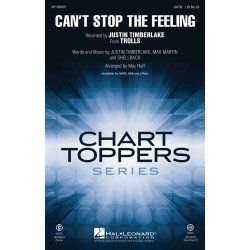 Justin Timberlake: Can't Stop The Feeling (SATB Songbook)