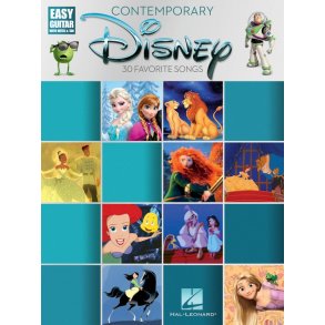 Contemporary Disney: Easy Guitar With Notes And Tab