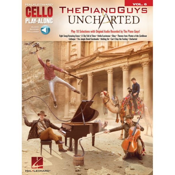 Cello Play-Along Volume 6: The Piano Guys &ndash; Uncharted (Book/Online Audio)
