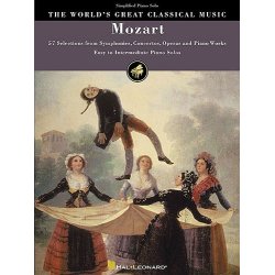 The World's Great Classical Music: Mozart - Simplified Piano Solos