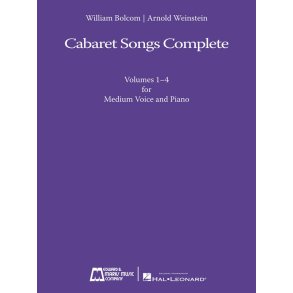 BOLCOM/WEINSTEIN CABARET SONGS COMPLETE VOL1-4 MEDIUM VOICE & PIANO BK