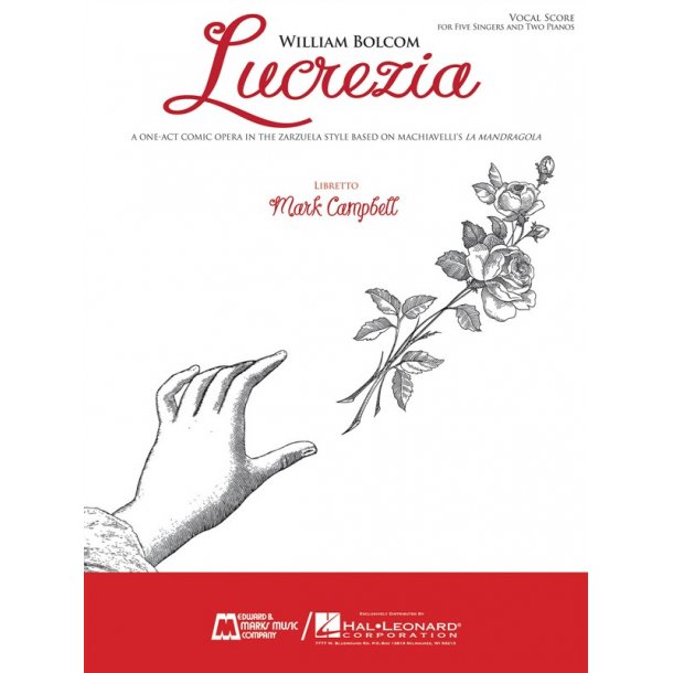 BOLCOM WILLIAM LUCREZIA OPERA VOCAL SCORE