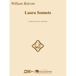 Bolcom William Laura Sonnets Baritone Horn Voice &amp; Piano Book