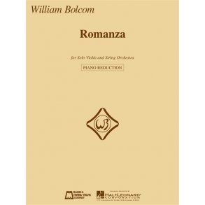 BOLCOM WILLIAM ROMANZA VIOLIN & PIANO REDUCTION SCORE & PARTS