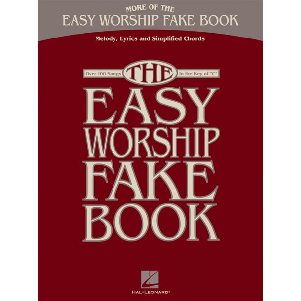 MORE OF THE EASY WORSHIP FAKE BOOK LYRICS CHORDS BK