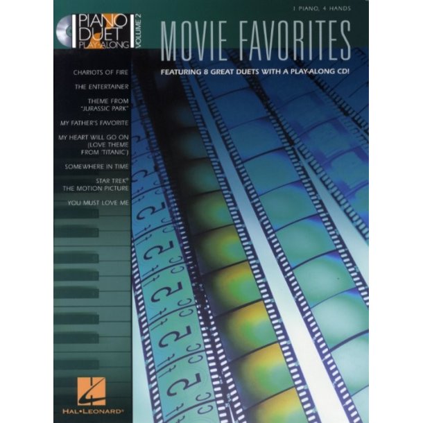 Piano Duet Play-Along Volume 2: Movie Favourites