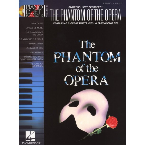 Piano Duet Play-Along Volume 41: The Phantom Of The Opera