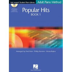 Hal Leonard Student Piano Library: Adult Piano Method - Popular Hits Book 1 (Book/CD)