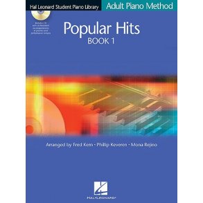 Hal Leonard Student Piano Library: Adult Piano Method - Popular Hits Book 1 (Book/CD)