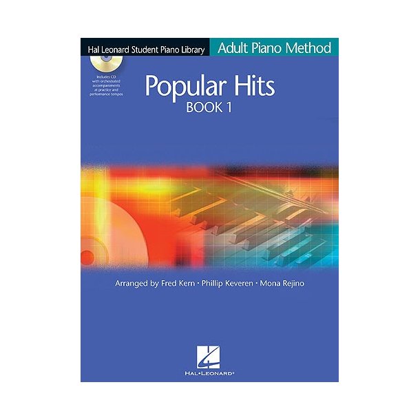 Hal Leonard Student Piano Library: Adult Piano Method - Popular Hits Book 1 (Book/CD)