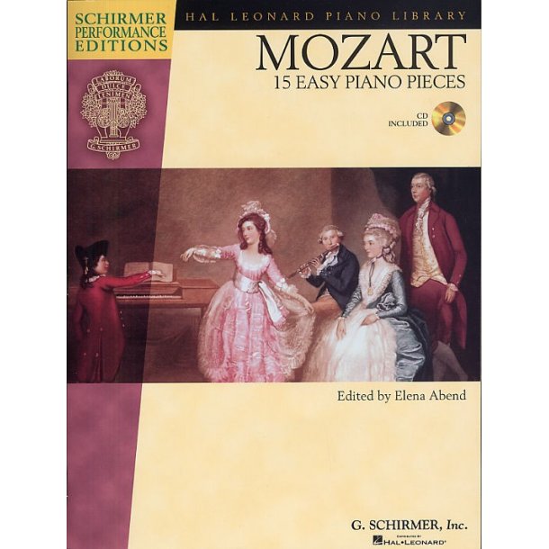 W.A. Mozart: 15 Easy Piano Pieces