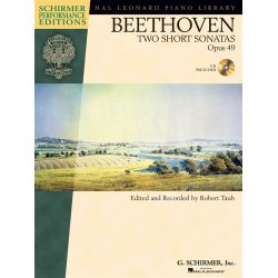 Beethoven: Two Short Sonatas Op.49 (Book/CD)