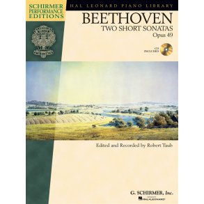 Beethoven: Two Short Sonatas Op.49 (Book/CD)