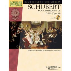 Franz Schubert: Four Impromptus D.899 Op.90 (Book/CD)