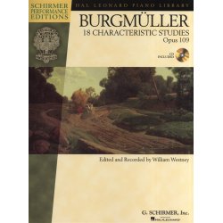 Johann Friedrich Burgmller: 18 Characteristic Studies Op.109 - Schirmer Performance Editions