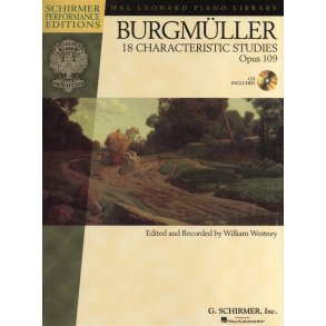 Johann Friedrich Burgmller: 18 Characteristic Studies Op.109 - Schirmer Performance Editions