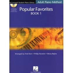 Hal Leonard Student Piano Library Adult Piano Method: Popular Favourites Book 1