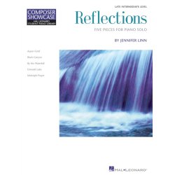 HAL LEONARD STUDENT PIANO LIBRARY LINN JENNIFER REFLECTIONS PF BK