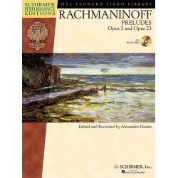 Serge Rachmaninoff:  Preludes, Op. 3 And Op. 23 - Book/CD (Schirmer Performance Editions)