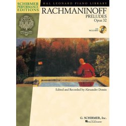 Serge Rachmaninoff: Preludes, Op. 32 - Book/CD (Schirmer Performance Editions)