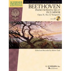 Ludwig Van Beethoven: Piano Sonata No.17 In D Minor Op.31 No.2 "Tempest" (Schirmer Performance Edition)