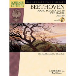 Ludwig Van Beethoven: Piano Sonata No.30 In E Op.109 (Schirmer Performance Edition)