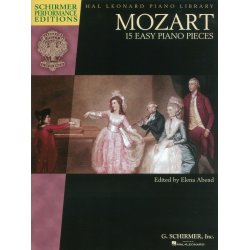 W. A. Mozart: 15 Easy Piano Pieces (Schirmer Performance Editions)